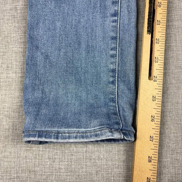 Paige Skyline Skinny Jeans Womens 27 Light Wash Blue Mid Rise Stretch Denim - Image 5
