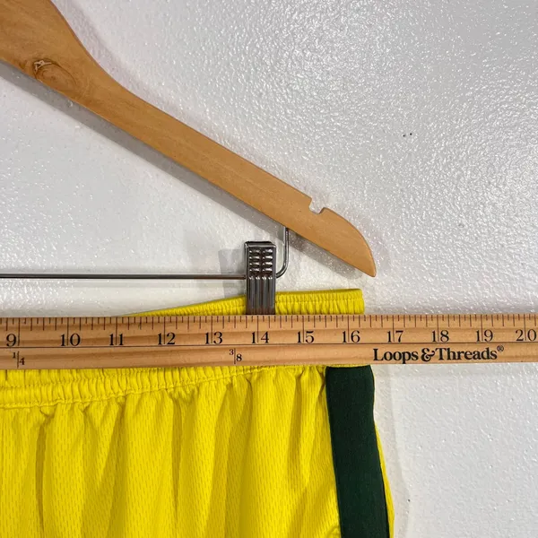 Nike Seattle Storm WNBA Basketball Performance Shorts Women XL Yellow Green - Image 7