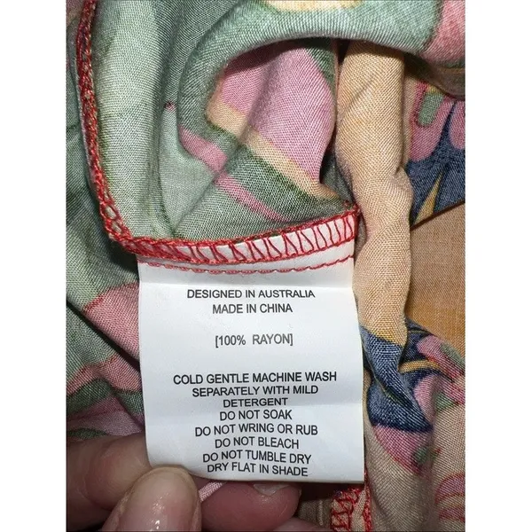 Label of Love Calista Off Shoulder Maxi Dress M NWT Tropical Boho Resort - Image 10