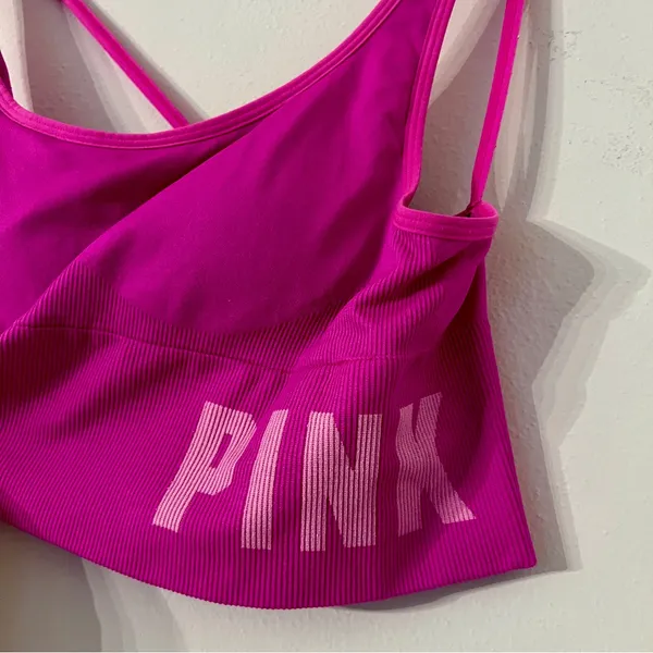 Puma Victoria’s Secret PINK Active Sports Bra / Shelf Bra Active Wear Top size Small - Image 2