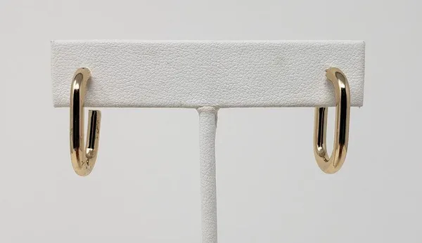 NWT Sugarfix by Baublebar Gold-Tone 3 Pack Oblong Hoop Post Earring Set Women's - Image 9