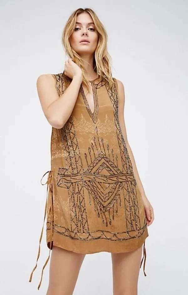 Free People Love Story Beaded Mini Dress - Image 2