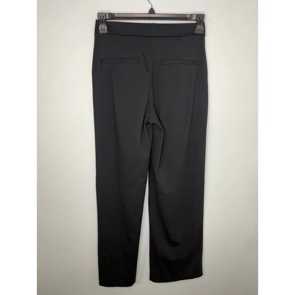 Halara Flex High Waisted Work Pants Women's Size Small Black Pleated Stretch - Image 3