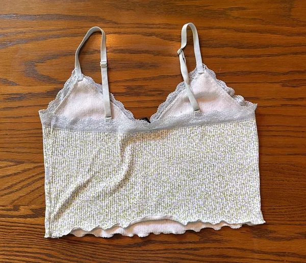 White and Blue floral Top From H&M - Image 3