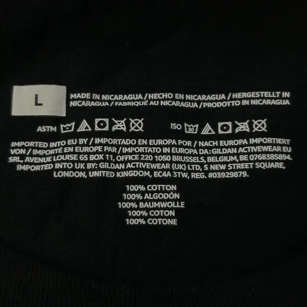 NEW Gildan Florida Graphic T-Shirt Crew Neck Short Sleeve Black‎ Large - Image 6