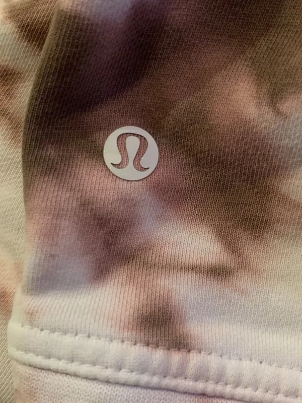 Lululemon All Yours Hoodie Sweatshirt Size 4 Fleece Marmoleado Tie Dye Clay EUC - Image 5