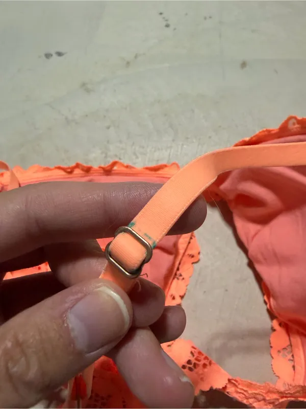 Aerie orange Lace Floral Bralette medium - Image 8