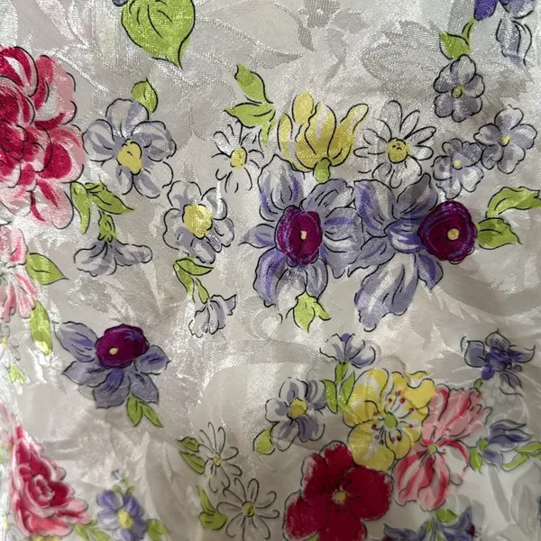 Victoria’s Secret Vintage Gold Label Floral lingerie dress Size SMall lace trim - Image 4