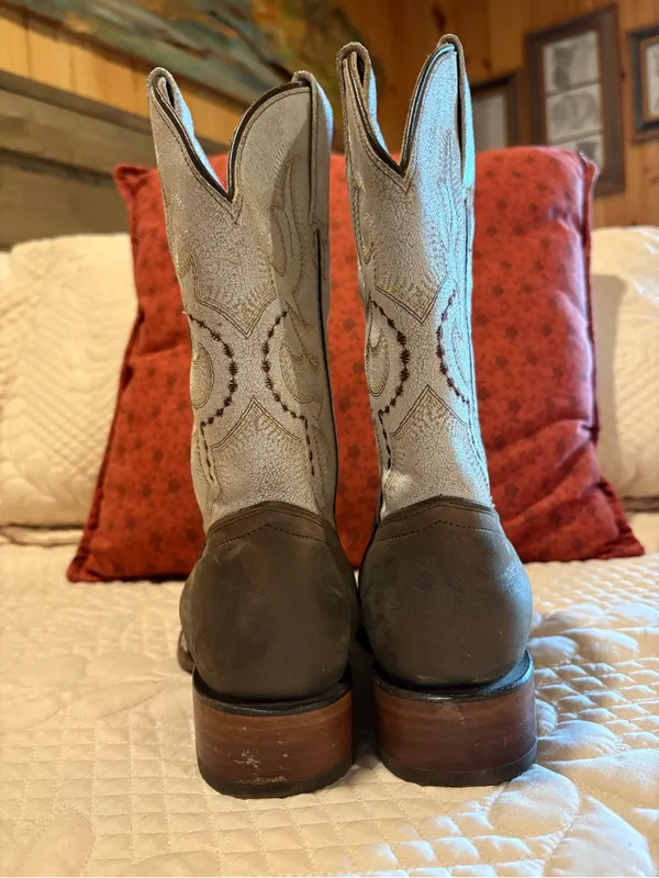RockinLeather "Crazy Trigo" Women's Square Toe Western Boots size 6.5 - Image 5