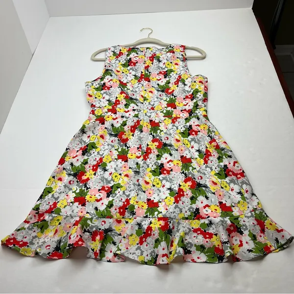 Likely Vera Floral Print Faux Wrap Mini Sleeveless‎ Dress Womens Size 8 NEW - Image 13