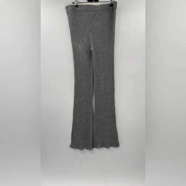 J.Crew Spring Street ribbed featherweight cashmere flare pant - Image 8
