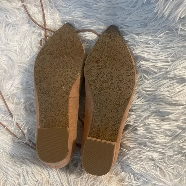 Esprit Lace-Up ballerina Pointed Toe tiny block kitten heels - Image 7