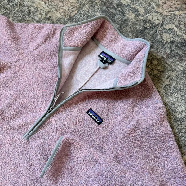 Patagonia Women's Reclaimed Fleece Pullover Quarter-Zip Hazy Purple Women M - Image 2