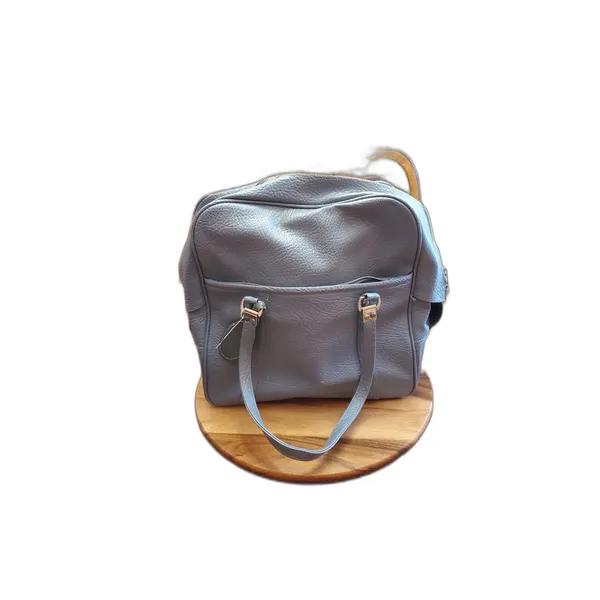 Vintage Sears, Roebuck and Company Luggage Bag Carry On Travel Bag Tote Baby Blu - Image 4