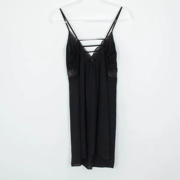 INC International Concepts Lace Babydoll Slip Dress Size M Black‎ Intimate Sexy - Image 7