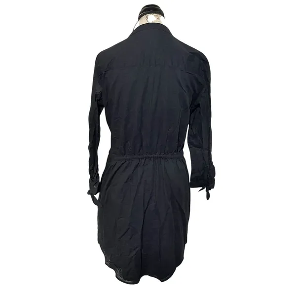 Abercrombie Fitch Womens Shirt Dress Sz Small Y2k Old Money Gothic Grunge Preppy - Image 4