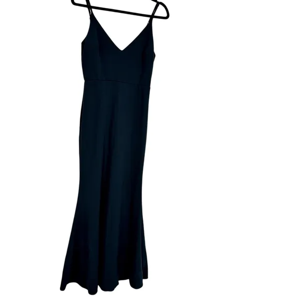 Lulus Emerald Green Mermaid Maxi Dress Womens S Sleeveless Formal Bridesmaid - Image 2