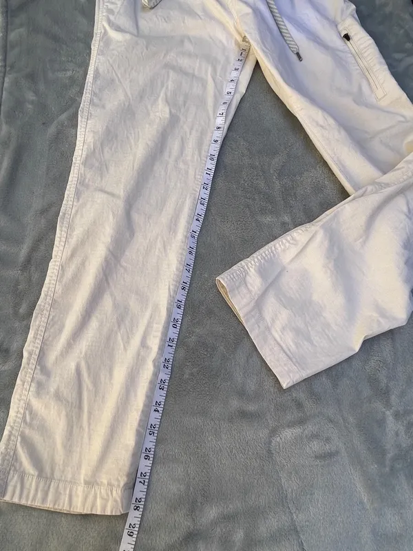 Vuori Women’s Ripstop Pants Milkweed Casual Relax Outdoor Summer Nautical Size M - Image 8