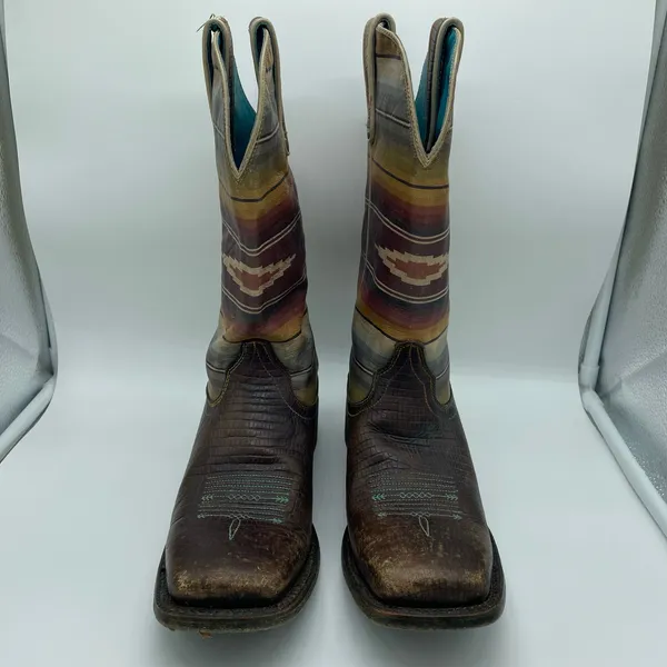 Ariat Circuit Savanna Western Mid-Calf Cowboy Boots Rodeo Women's size 8.5 - Image 3