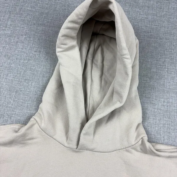 Madewell Hoodie Womens Large Beige Pullover Terry Kangaroo Pocket Relaxed - Image 6