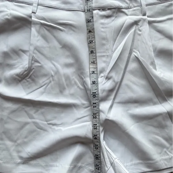 High-Rise White Trouser‎ Shorts - 20W - Image 5