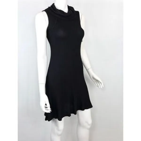 Kokoon JoJo Cowl Neck Waffle Knit Dress Sz XS Cozy Comfort Minimal - Image 3