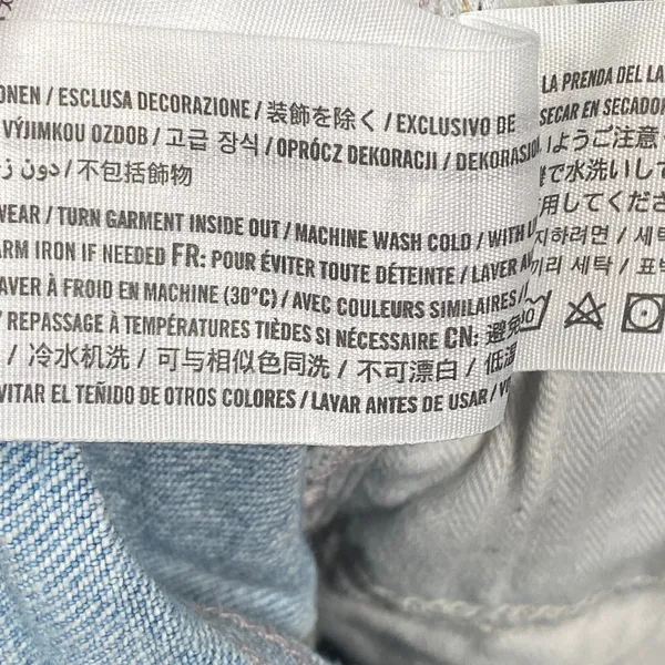 Abercrombie & Fitch Jeans Womens 18R 42x30 90’s Straight Low Rise Light Denim - Image 6
