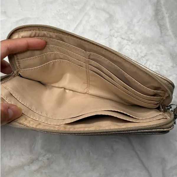COACH Silver Pink Wristlet - Image 7