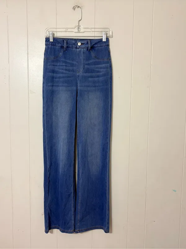 Halara Flex High Waisted Sculpted Lift Straight Leg Jeans Blue XS NWT - Image 3