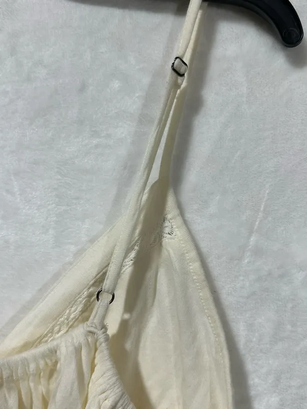 Urban Outfitters Kimchi Blue Nia BabyDoll Top size Medium color Ivory NWT - Image 10