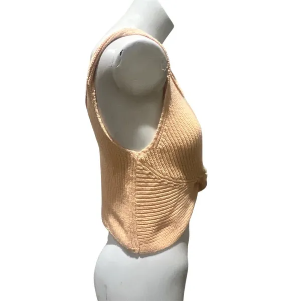 Shyanne Women's Pink Sleeveless Scoop Neck Tank Top Size M - Image 3