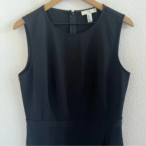 H by Halston Dress Black Career Office Work Business Casual LBD Small - Image 4