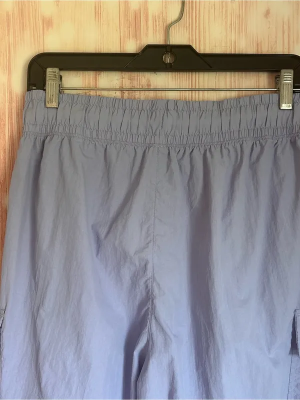 All In Motion Lilac Purple Cargo Windbreaker Parachute Pants Size S - Image 10