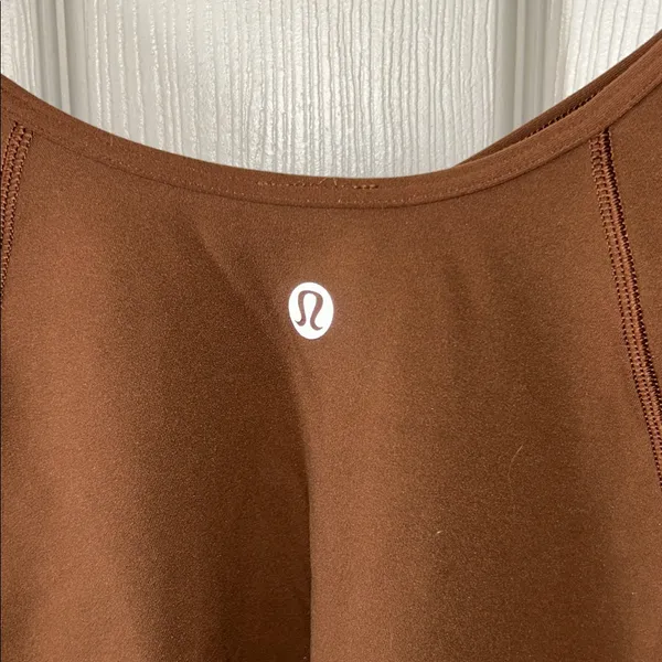 Lululemon Brown Align Cropped Long Sleeve Athletic Top in Java Size 2‎ - Image 6