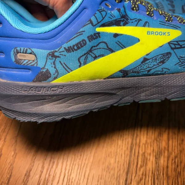 Brooks Launch 9 Boston Run Happy Blue Lobster Running Shoes 1203731B458 Womens 7 - Image 12