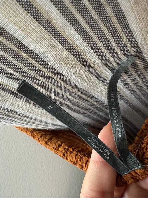 Anthropologie Rust Knit Spaghetti Strap Camisole - Image 3