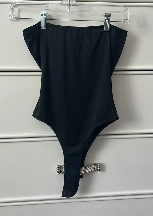Black Princess Polly Strapless Bodysuit - Image 2