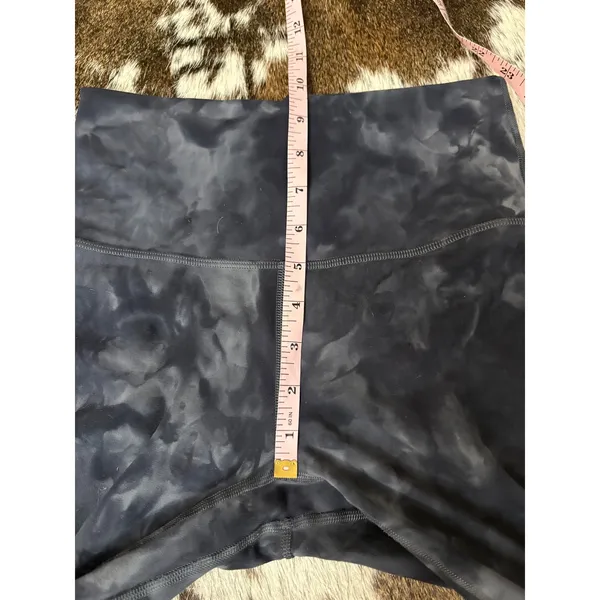 Lululemon Align Short 8" Diamond Dye Diamond Dye‎ Pitch Grey Graphite Grey SZ 6 - Image 6