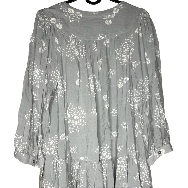 Holding Horses Pavin Ruffle Tiered Button-Down Tunic Top - Image 8