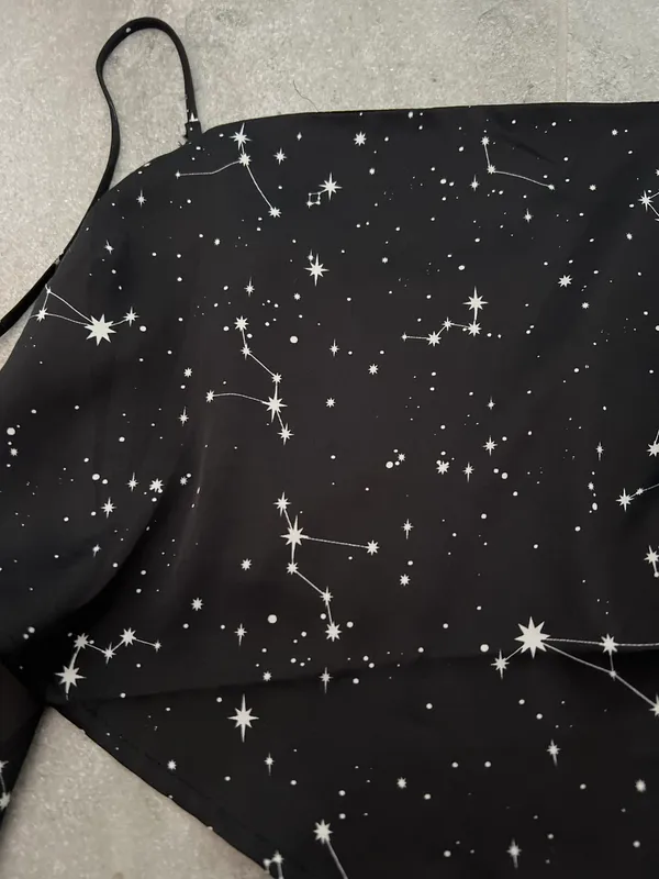 Tie Around Crop Top Black - Image 3