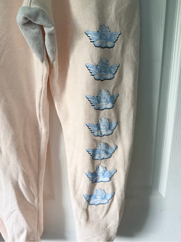 Boys Lie Peach/Tan Sweatpants. - Image 4