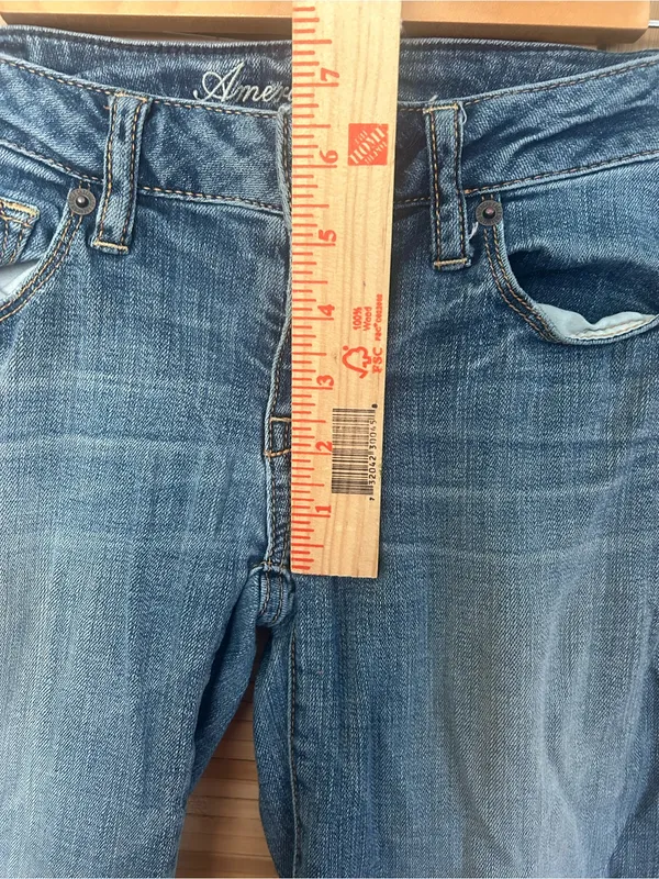 American Eagle Y2K skinny kick stretch low rise bootcut denim jeans woman’s 2 - Image 7