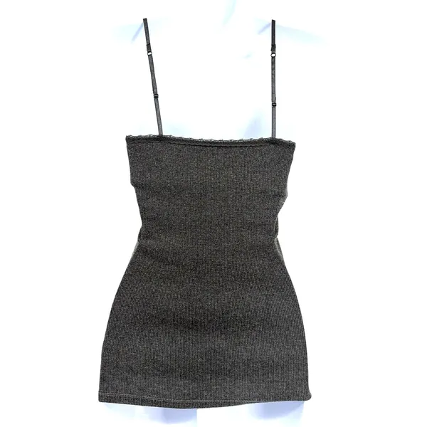 Y2K Aeropostale Ribbed Lace Trim Cami Top Sz S Coquette Bella Layering Grunge - Image 7