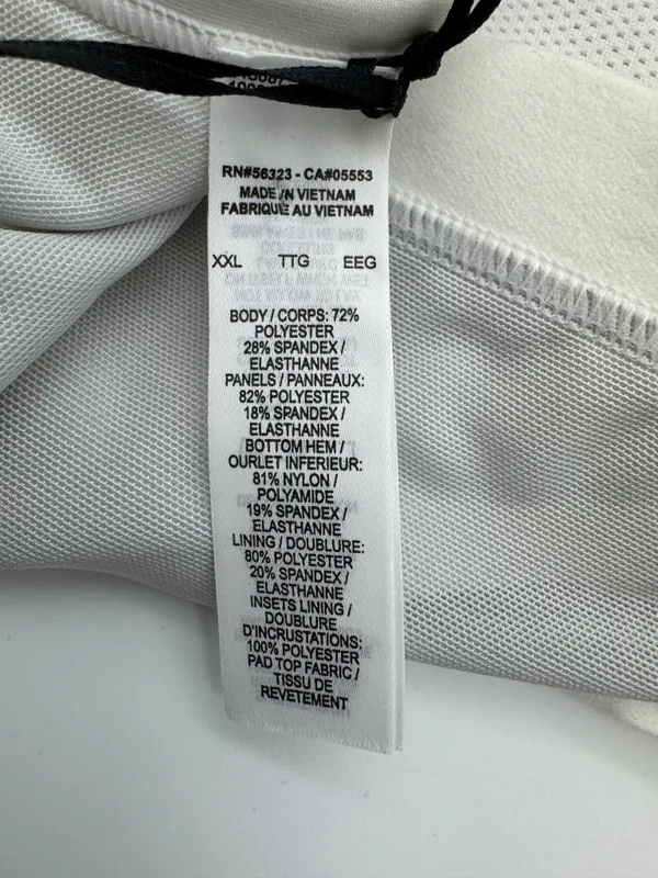 Nike Indy Sports Bra CZ4456-100 White Training Workout Dri-Fit Women's Size XXL - Image 9