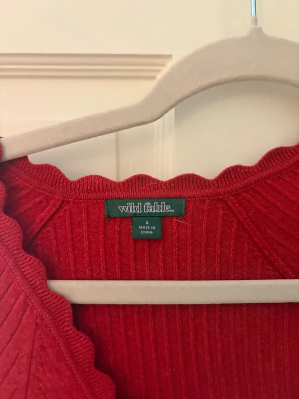 Wild Fable women’s red dress sweater - Image 2