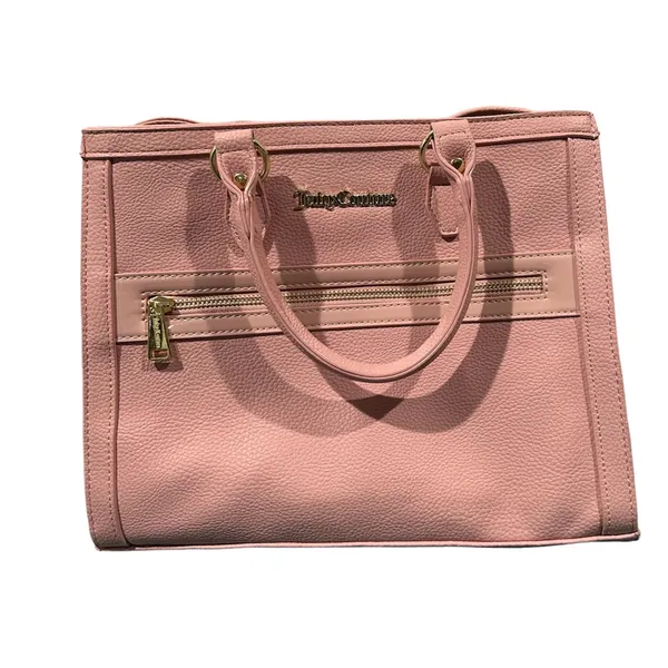 Juicy couture blush pink crossbody bag/ satchel bag with gold trim - Image 6