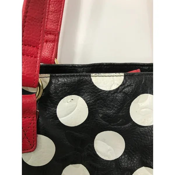 Disney Minnie Mouse Loungefly Large Tote EUC Black - Image 4