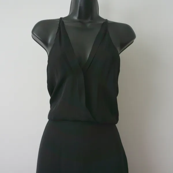Unveil Ethereal Moody Goth MobWife Formal Evening Gown Maxi Dress S Black - Image 2