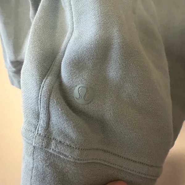 Lululemon All Yours Hoodie *Terry Blue Cast W3DAMS Cotton Terry size 6 - Image 5
