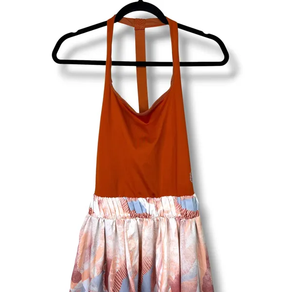 Free People Movement NWOT All Strapped Printed One Piece Harem Jumpsuit XS - Image 6